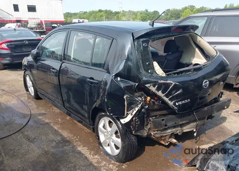 2012 Nissan Versa 1.8 Sl из США, поврежденный, VIN 3N1BC1CP2CK299179